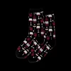 Hotsox Women's Wine Crew Socks