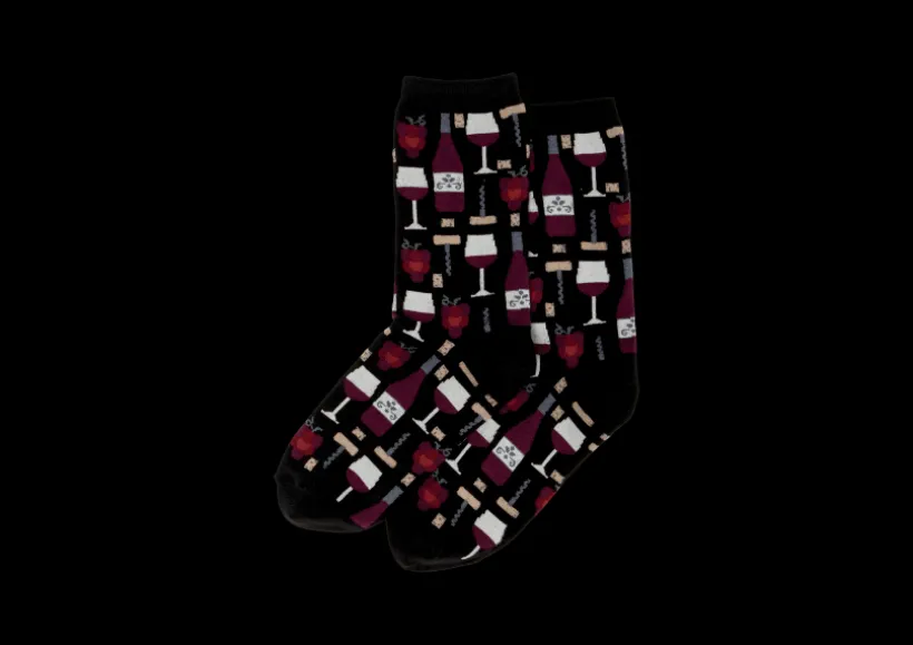 hotsox_womens_wine_crew_s_0.webp Hotsox Women's Wine Crew Socks