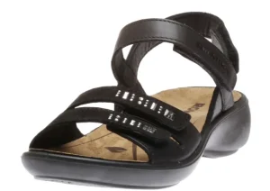 Ibiza 86 Black Leather Slingback Sandal