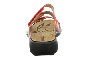 Ibiza 66 Red Leather Slide Sandal