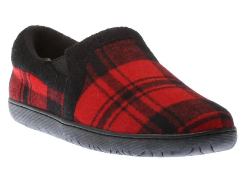 jacob_red_black_plaid_sli_0.webp Jacob Red Black Plaid Slip-On Slipper