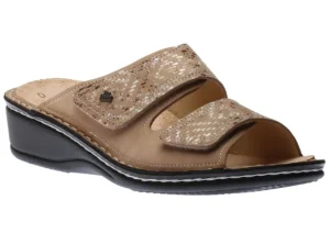 Jamaica Sesame Beige Slide Wedge Sandal