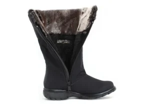 Janet Black Mid-Calf Winter Boot
