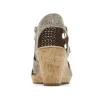 Janna Metallic Wedge Sandal