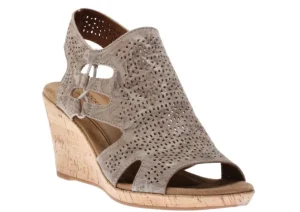 Janna Metallic Wedge Sandal