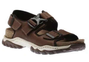 Janosch 02 Mocca Brown Leather Slingback Sandal