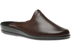 Jerry Wine Leather Slipper