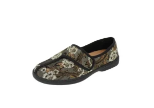 Jewel 2 Printed Flower Slipper