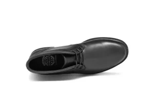 Johnson Black Leather Chukka Boot