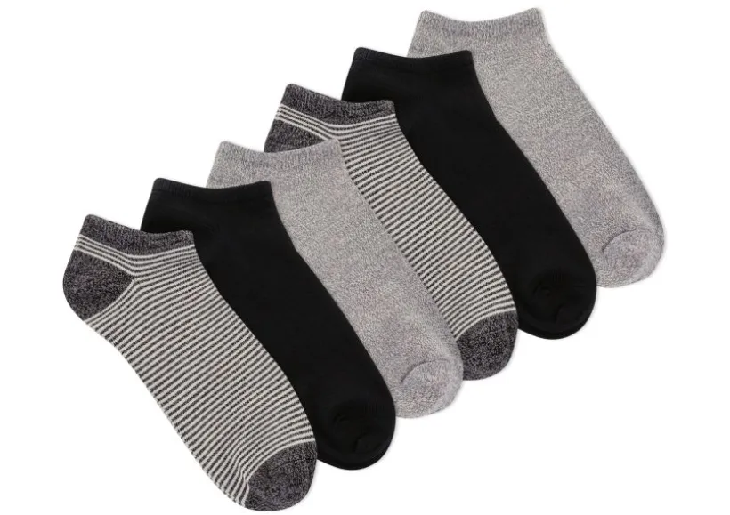 k_bell_womens_black_multi_0.webp K. Bell Women's Black Multicolour No Show Socks (Six Pair Pack)