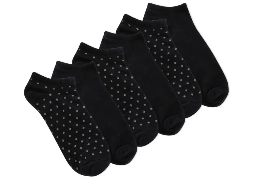 k_bell_womens_black_no_sh_0.webp K. Bell Women's Black No Show Socks (Six Pair Pack)