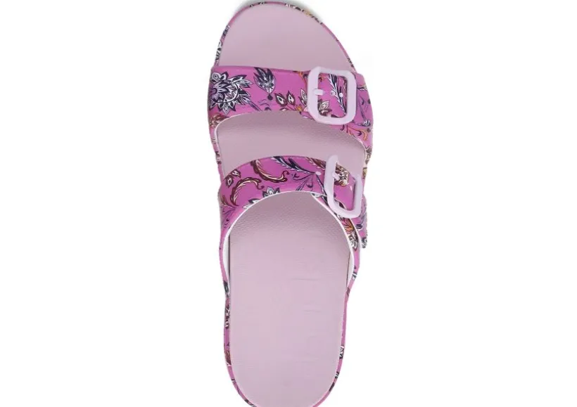 kandi_pink_paisley_floral_1.webp Kandi Pink Paisley Floral EVA Double Strap Slide Sandal