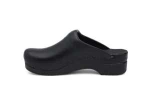 Karl Black Box Leather Clog