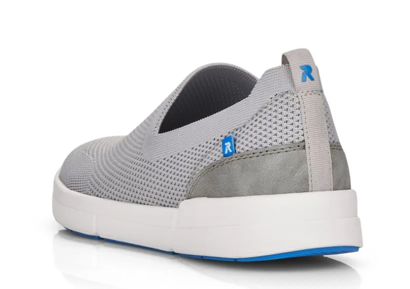 knitup__grey_mesh_slipon__2.webp Knitup 173 Grey Mesh Slip-On Sneaker