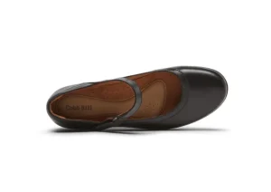 Laurel Black Leather Mary Jane