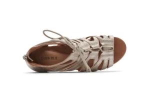 Laurel Metallic Caged Sandal
