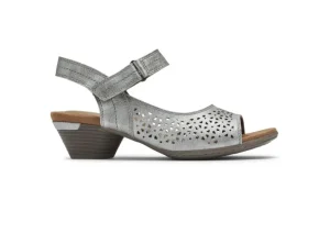 Laurel Metallic Perforated Sandal