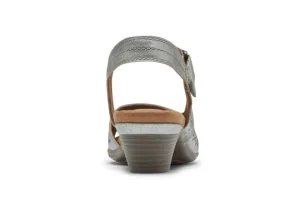 Laurel Metallic Perforated Sandal