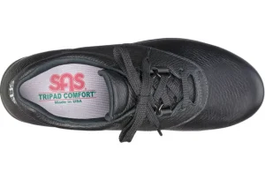 Liberty Black Leather Non Slip Lace-Up Shoe