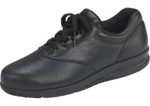 Liberty Black Leather Non Slip Lace-Up Shoe