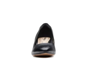 Linvale Jerica Black Leather Pump