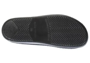 Lipari Green Snakeskin Patent Gold Buckle Slide Sandal