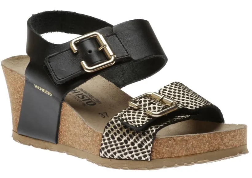 lissandra_cuba_black_gold_0.webp Lissandra Cuba Black Gold Textured Leather Wedge Sandal