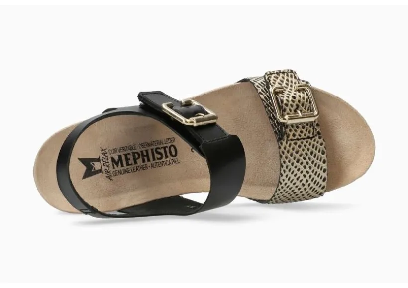 lissandra_cuba_black_gold_1.webp Lissandra Cuba Black Gold Textured Leather Wedge Sandal
