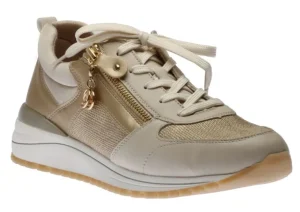 Lose Lace Zip Biege