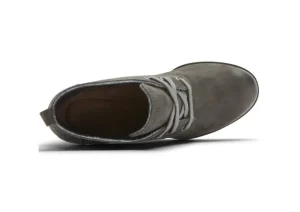 Lucinda Black Nubuck Leather Wedge Heel Chukka Boot