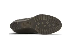 Lucinda Black Nubuck Leather Wedge Heel Chukka Boot