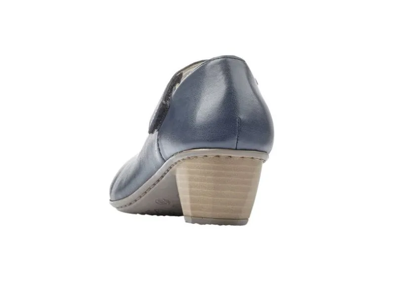 lugano_dark_blue_leather__4.webp Lugano Dark Blue Leather Mary Jane Heel