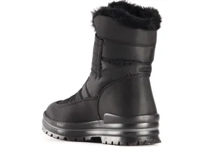 Luna Velcro Black Winter Boot