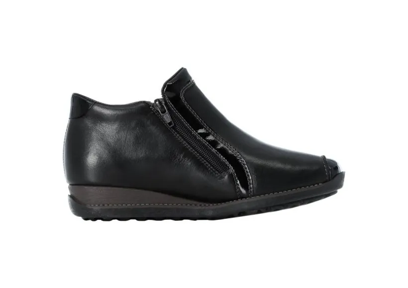 luxor_black_patent_trim_d_3.webp Luxor Black Patent Trim Double Zipper Ankle Boot