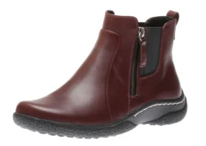 Maddi Burgundy Ankle Boot