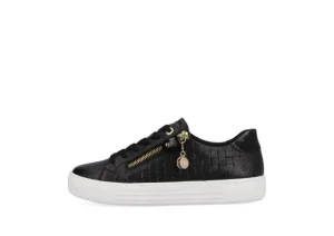 Mason Lace Zip Black