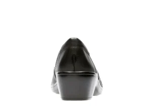 May Marigold Black Leather Slip-On Dress Loafer