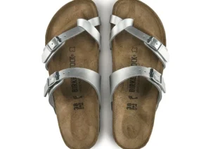 Mayari Birko-Flor Silver Sandal