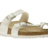 Mayari Birko-Flor White Sandal