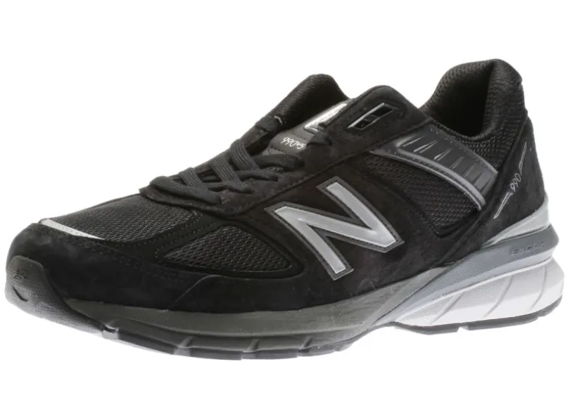 mbk_black_silver_made_in__0.webp M990BK5 Black Silver Made in USA Running Shoe