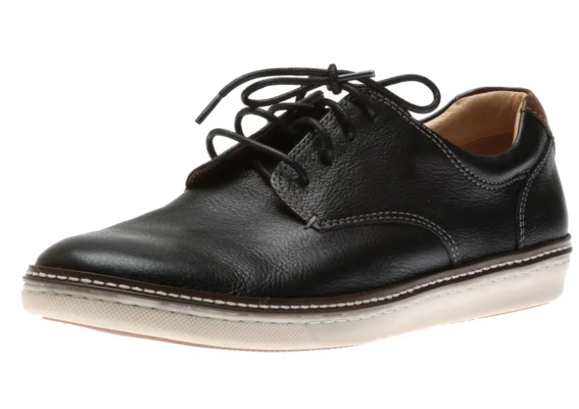 mcguffey_plain_toe_black__0.webp McGuffey Plain Toe Black Leather Derby Sneaker