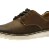 McGuffey Plain Toe Brown Leather Derby Sneaker