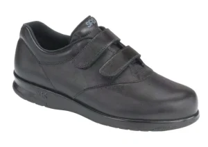 Me Too Black Leather Walking Shoe