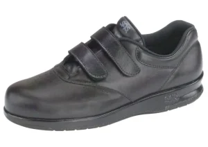 Me Too Black Leather Walking Shoe