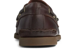 Men's Authentic Original Amaretto Brown Two-Eye Boat Shoe