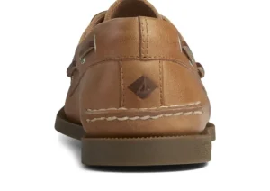 Men's Authentic Original Sahara Brown Leather Two Eye Boat Shoe