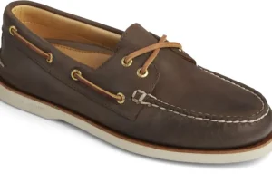 Men's Gold Cup Authentic Original Brown Leather Two Eye Boat Shoe