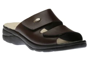 Mens Slide Brown Gel