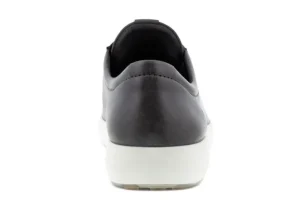 Men's Soft 7 Titanium Grey Leather Lace-Up Sneaker