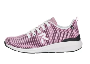 Mesh39 Pink Lace-Up Walking Shoe